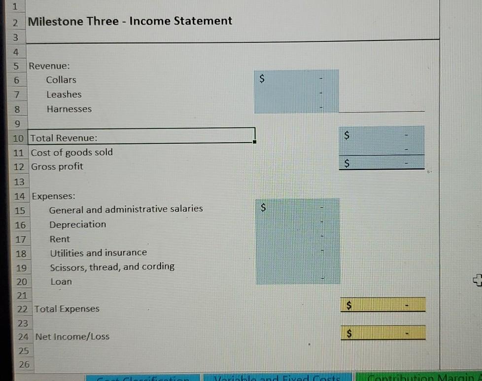 broken into three areas (500 square feet each). You have taken out