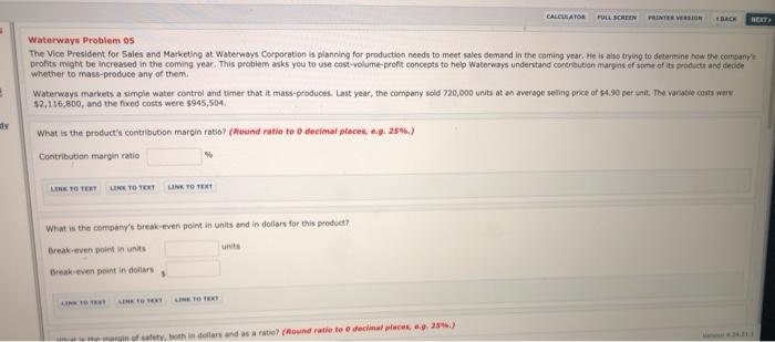  CALCULATOR FULL SCREEN LITT VERSION BACH Waterways Problem os The Vice