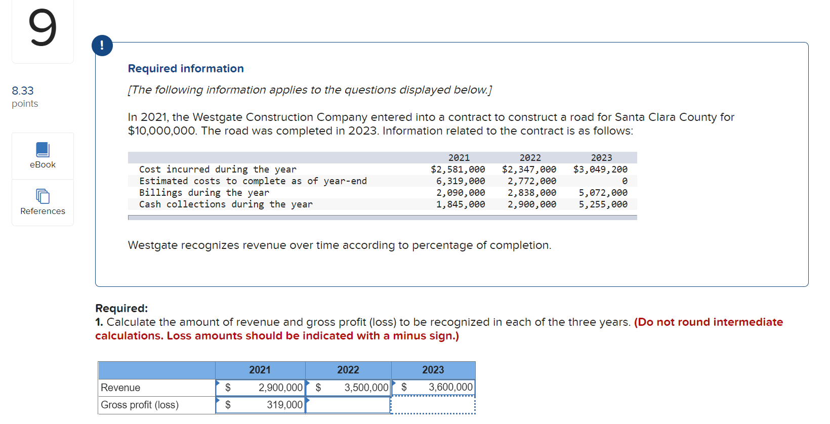  Everything is correct up until the blanks Not sure where I