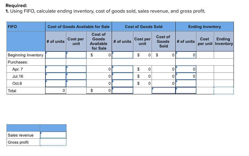 inventory amounts when costs are rising (L06-3) (The following information applies to