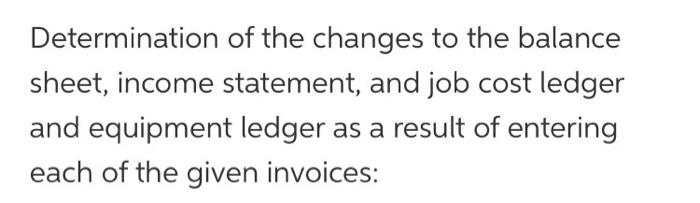 equipment ledger based on the following transactions. Show each transaction graphically, then