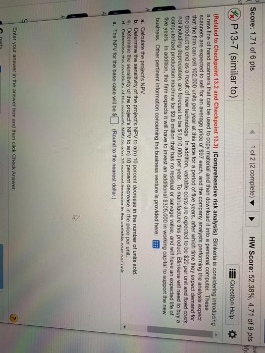  i need help with A, B,C,D, E, and F please thank