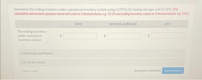 inventory system. During July, the company had the following purchases and sales