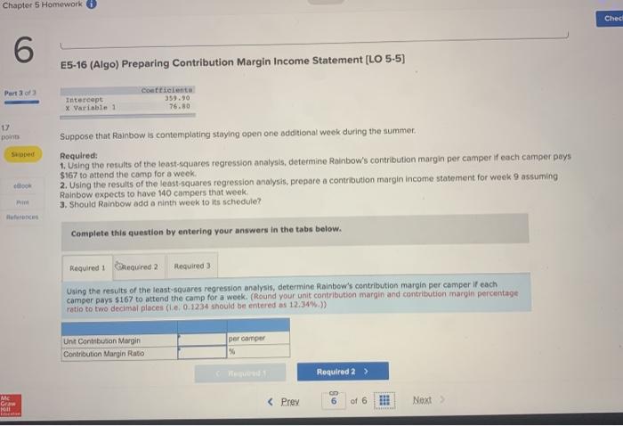 of ES-13, E5-14 and E5-16 (LO 5-2,5-3,5-4,5-5) Camp Rainbow offers overnight summer