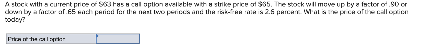 please help :/ struggling so much A stock with a current price