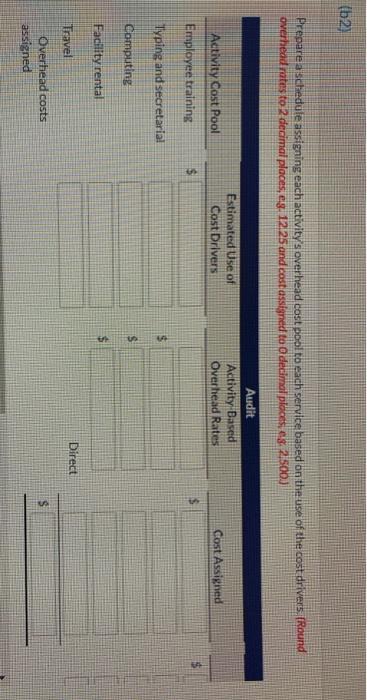 A controversy has developed between the partners of the two service lines