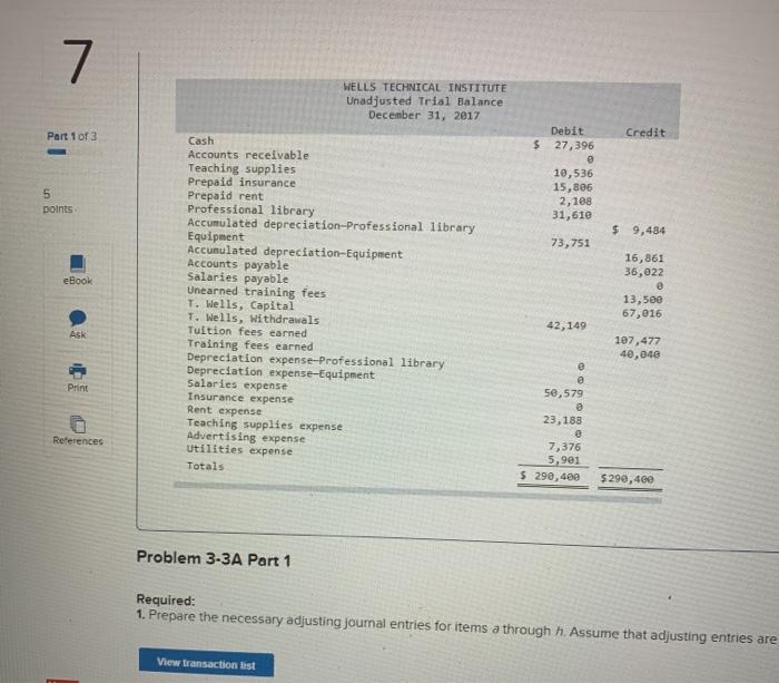 adjusted trial balance, and financial statements LO A1, P1, P2, P3 [The