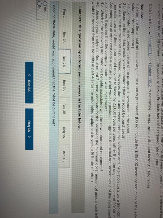 the Tobot are provided below: Cost of the robot Installation and software