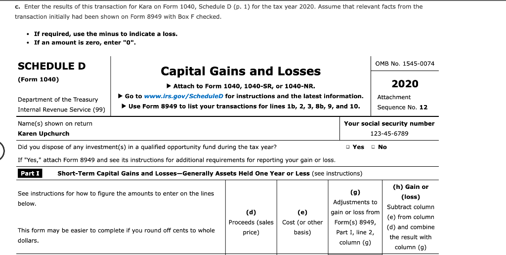 18-47 (LO. 6) Sam Upchurch, a single taxpayer, acquired stock in Hummer