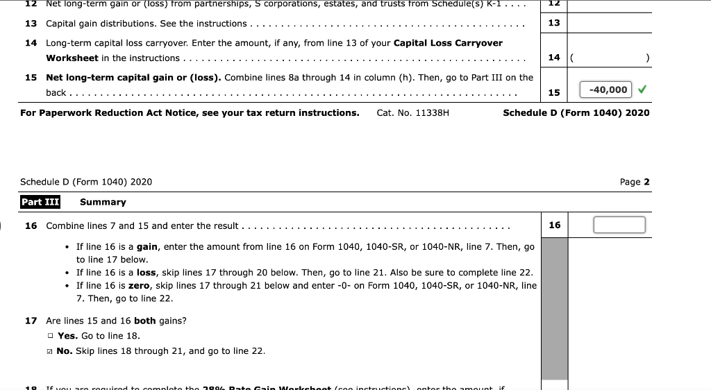 in the current tax year. a. How will the loss be treated