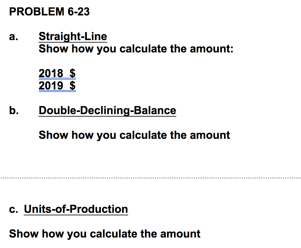 b. Depreciation Expense, Year 1: $29,600 c. Depreciation Expense, Year 2: $19,000