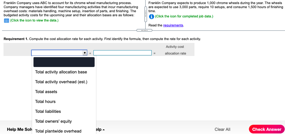 $ 135,500 Total Job 420 used 100 parts, required 5 setups, and