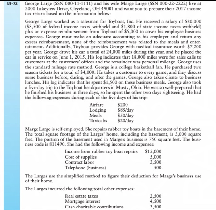  total itemized deductions are given - $12,300 using the information, fill