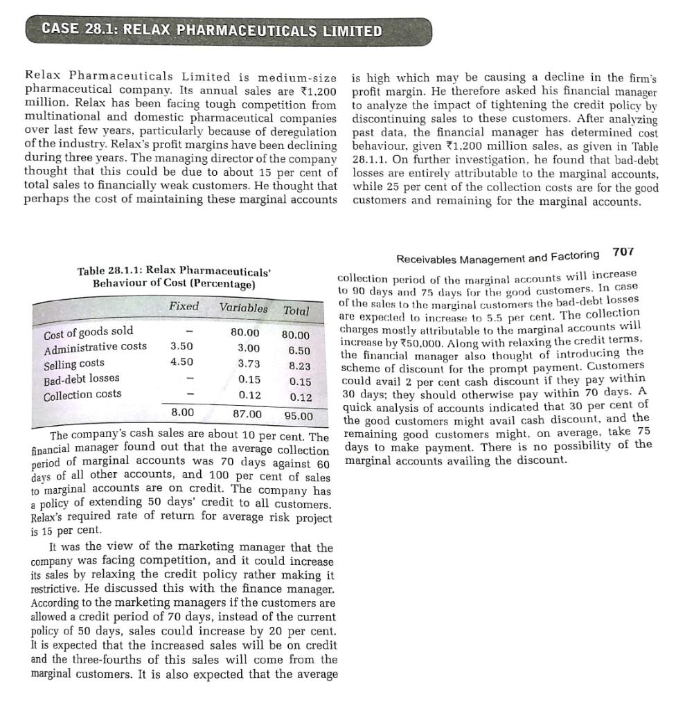 Answer below questions based on case study. Do not copy from chegg.