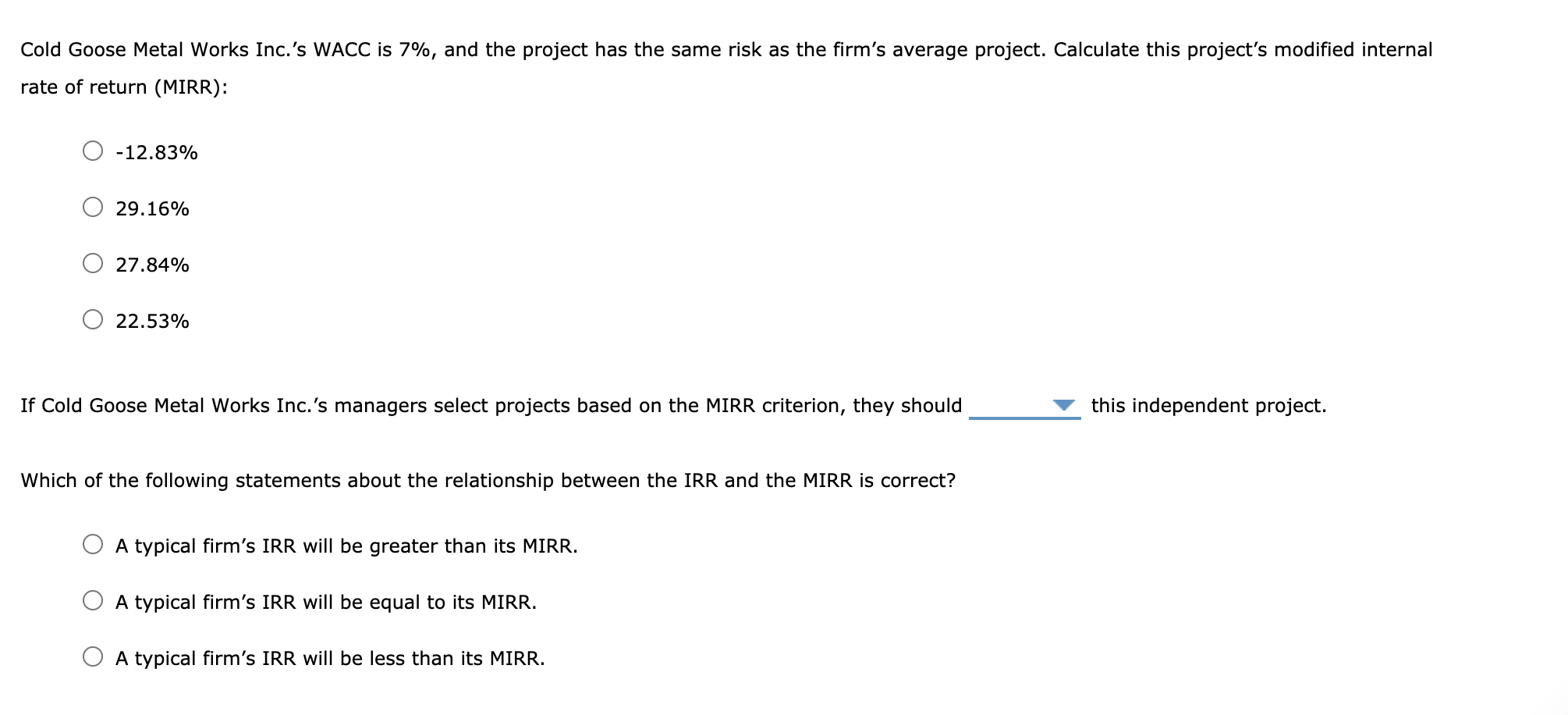 are reinvested at the same rate equal to the IRR. However, in