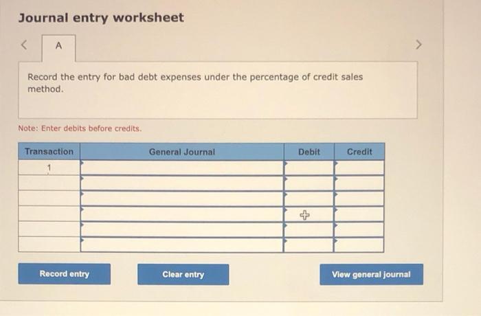 balance at its year-end: Dobito Credits Accounts Receivable $ 3,800 Allowance for