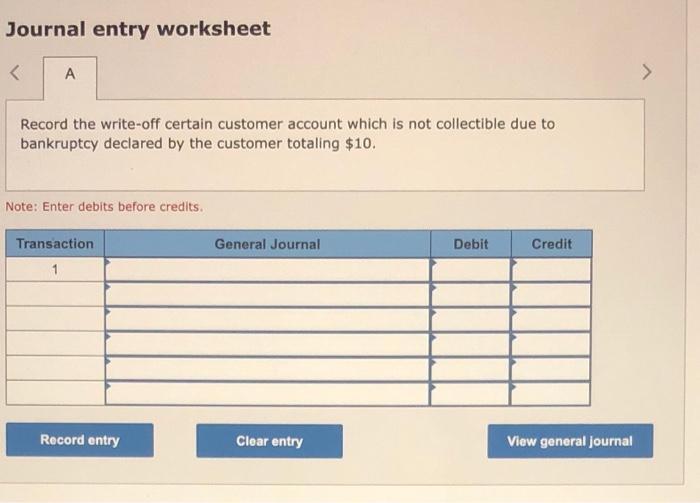 12 of 1 percent of sales to estimate its Bad Debt Expense