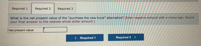 The truck is worn out and must be either overhauled or replaced