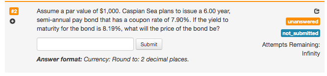  Please show calculations on excel #2 Assume a par value of