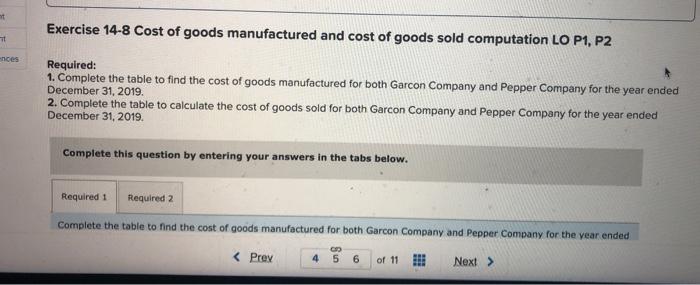 following information applies to the questions displayed below.) The following data is