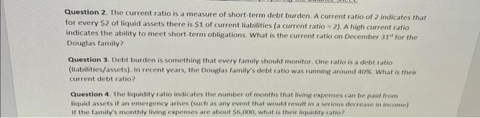due soon and provide the answer in excel word 2. Current Ratio