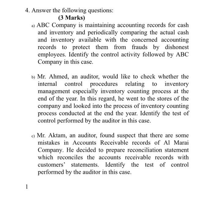 not forget you really Audit and Assurance 3. What are the inherent