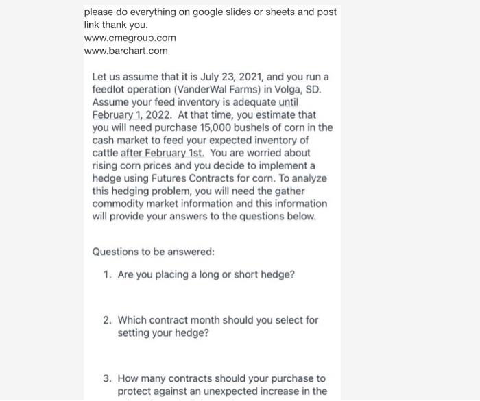 answer question number 2 please please do everything on google slides or