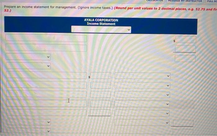 during the month of June 2020 Costs and Production Data Actual Standard