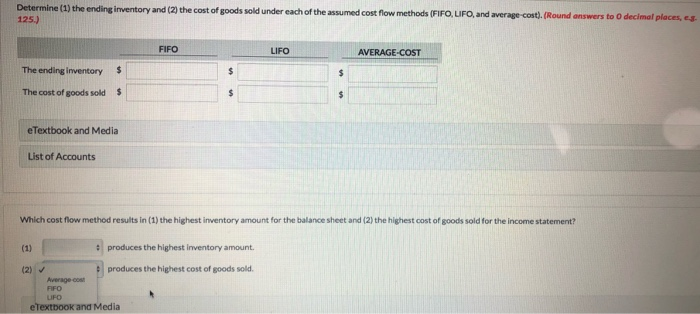 the warehouse as of February 28, which resulted in an ending Inventory