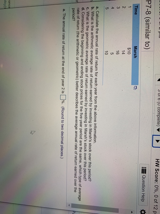 ayer Homework.aspx?homeworkld=576725231&questionid=1&flushed=false&cl... Business Finance CRN 16663 Homework: Chapter 7&8 Homework Save Score: