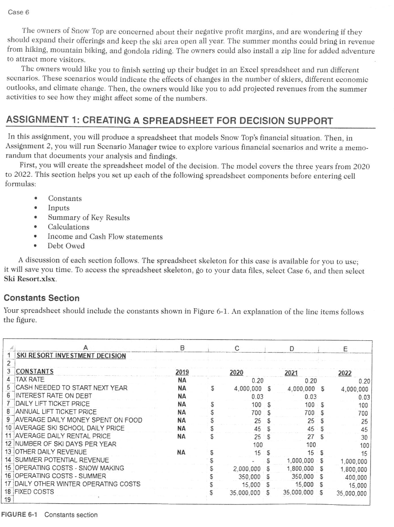 INVESTMENT DECISION Decision Support Using Microsoft Excel PREVIEW In this case, you