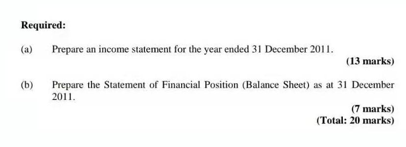 pls. Question Rama Krishna, a sole trader, has given you the following