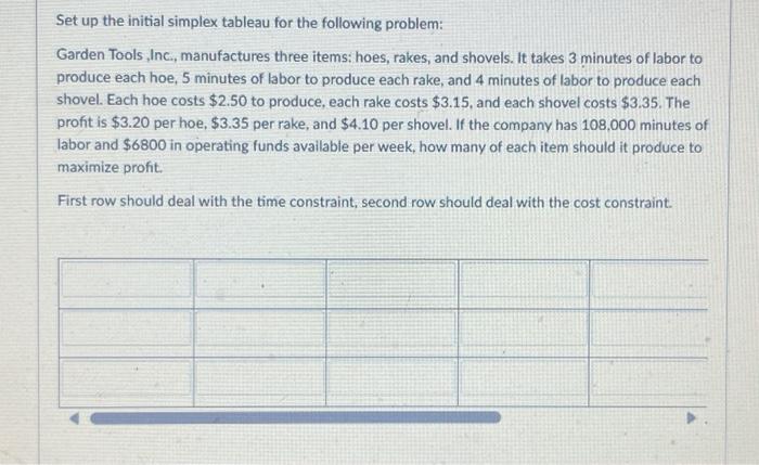 help please! there is 7 rows! i will thumbs up! Set up