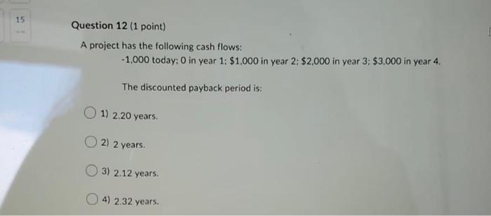 $1,000 in year 2: $2,000 in year 3: $3,000 in year 4.