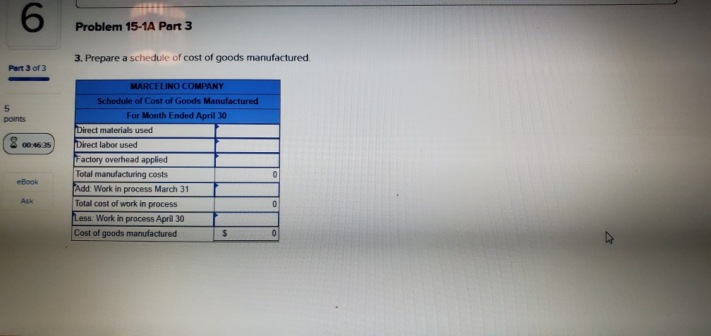 Raw materials Work in process Finished goods Activities and information for May