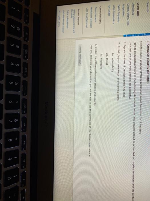  Resources Information security concepts From the course: CISA Cert Prep: 5