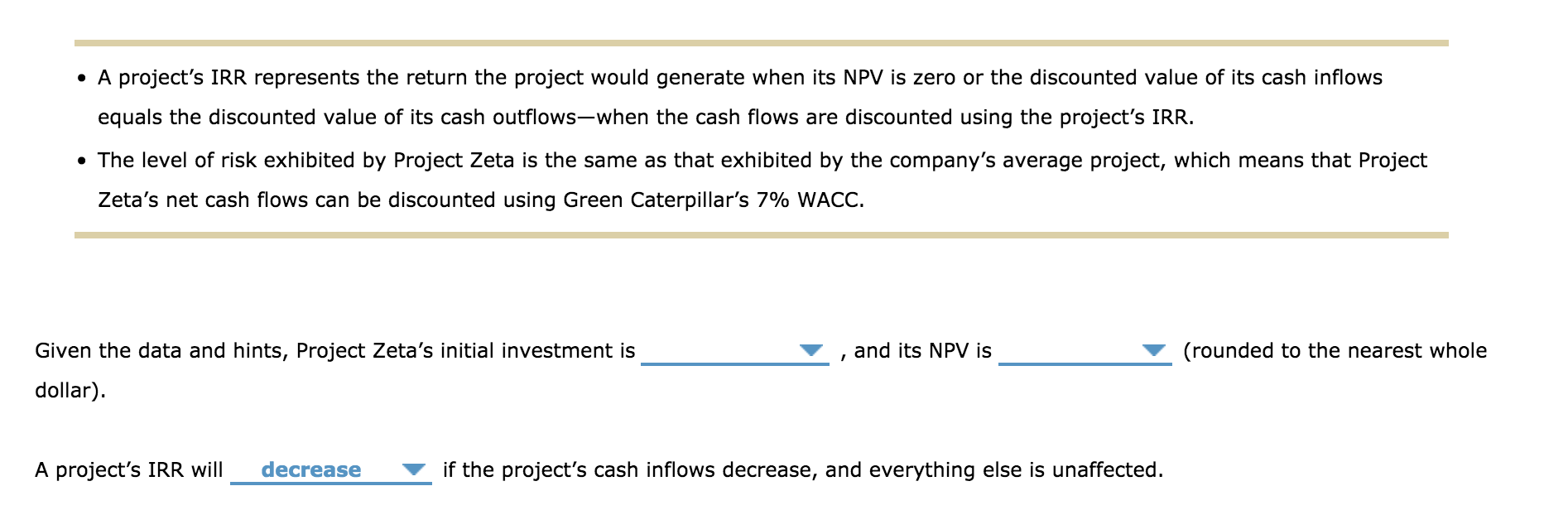 and internal rate of return (IRR) methods of investment analysis are interrelated
