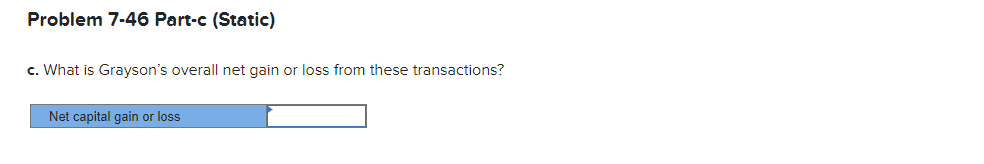 tax rate bracket and has sold the following stocks in 2021: (Loss