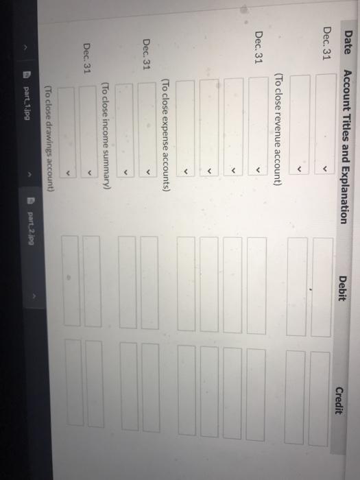 A. Oriole, Capital Dr. Cr. 29,000 A. Oriole, Drawings Dr. Cr. 1,600
