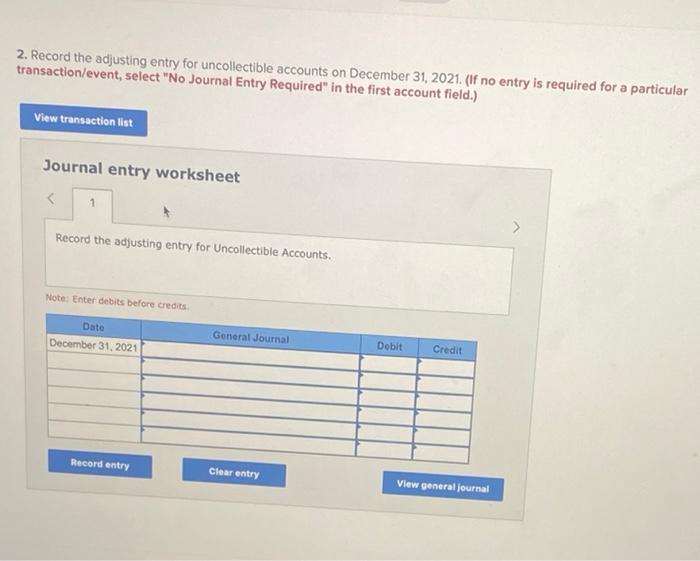 aging method (L05-5) Mercy Hospital has the following balances on December 31,