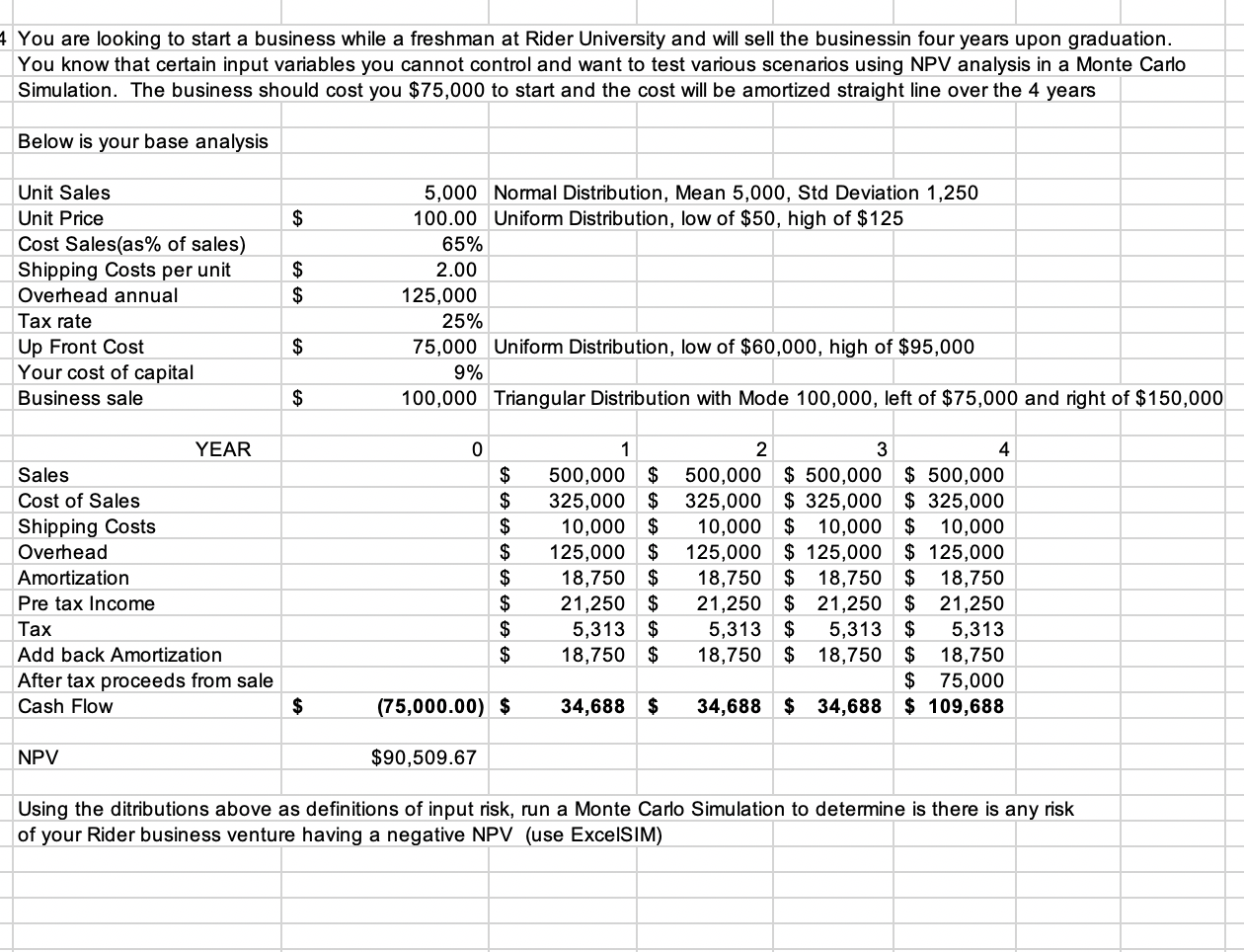  4 You are looking to start a business while a freshman