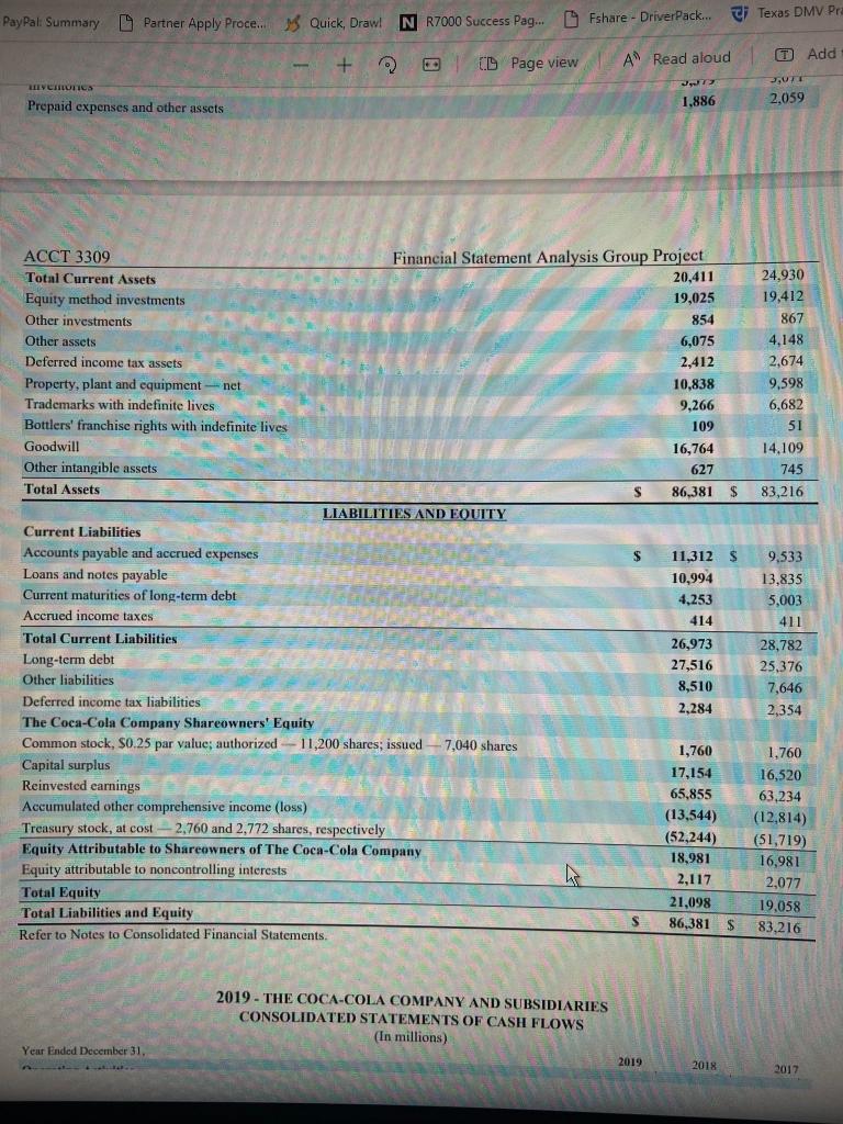 or remaining stable. Justify your answer. Balance Sheet-based ratios: Asset turnover ART,
