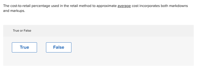 net markdowns, the cost-to-retail percentage used in the average cost retail method