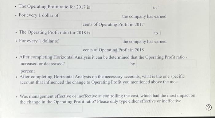 please answer as soon as possible . . to 1 The Operating