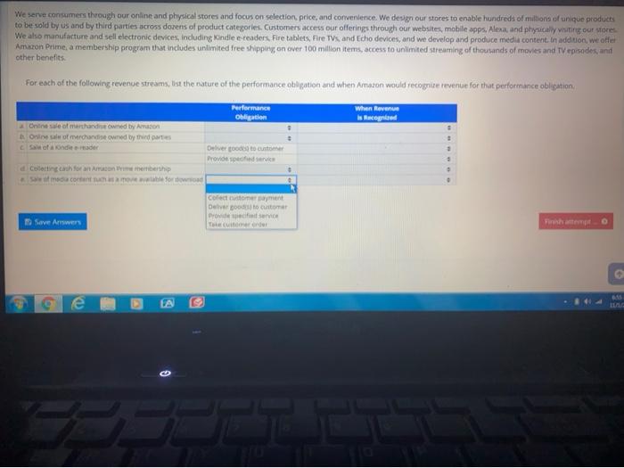 2018 financial statements. We serve consumers through our online and physical stores