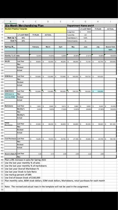 D E H 1 TY-PLAN F G Department Name and # LY-LAST