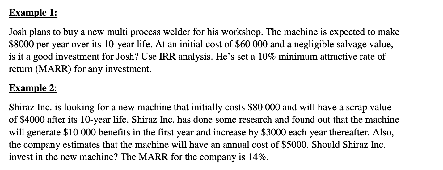  Josh plans to buy a new multi process welder for his