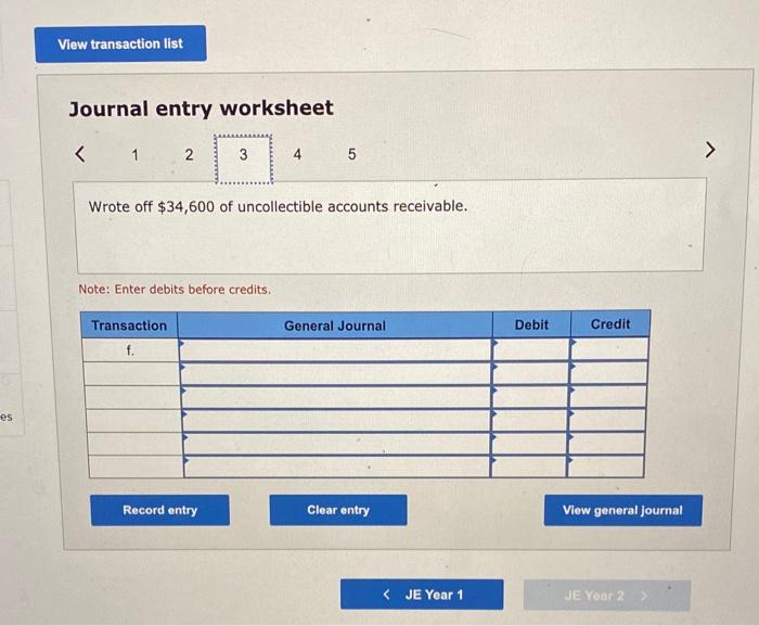 the company estimated that 2.50% of accounts receivable would be uncollectible Year