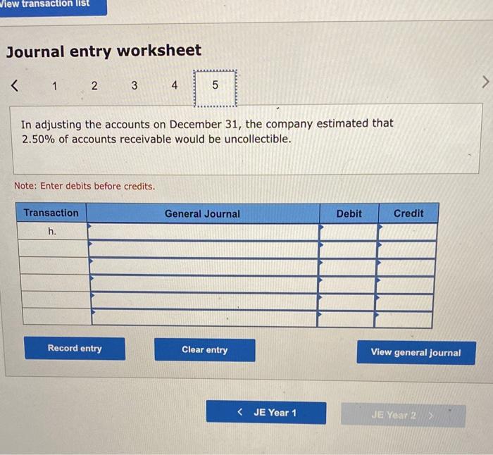 terms /30. 1. Wrote off $34,600 of uncollectible accounts receivable. 9. Received