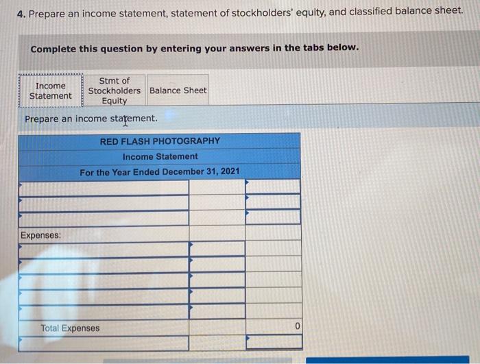 trial balance, financial statements, and closing entries (LO3-3, 3-4, 3-5, 3-6, 3-7)